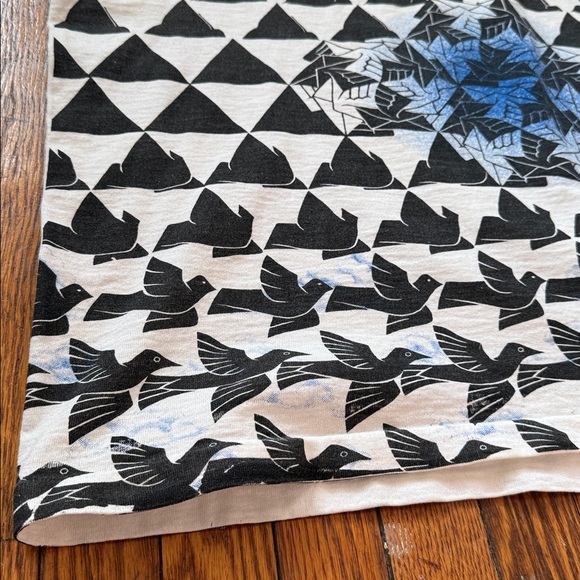 Early 1990’s M.C. Escher AOP Vintage Single Stitch T-Shirt Andazia - Picture 12 of 16